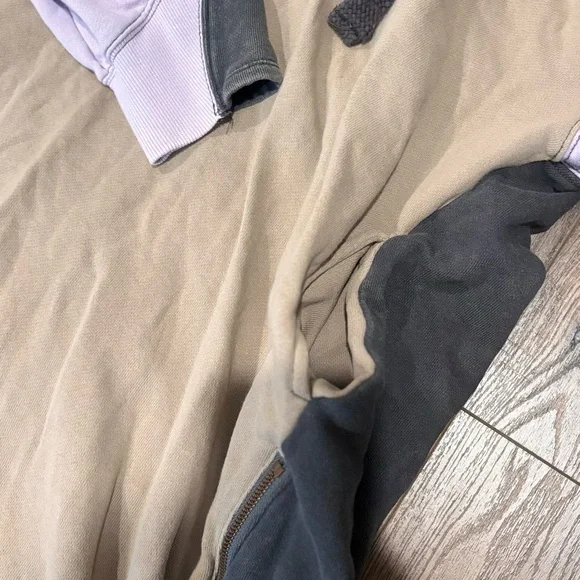 Free People Colorblock Hoodie Dress - Picture 3 of 4